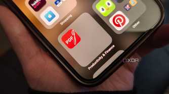 PDFgear app icon on iPhone