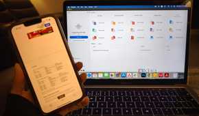 PDFgear on MacBook and iPhone