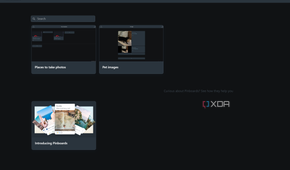 pinboard collections on opera