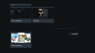 pinboard collections on opera