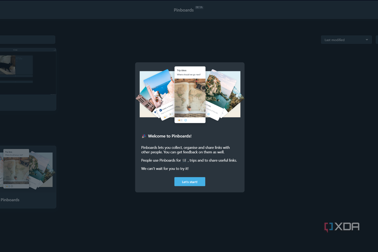the pinboards introduction in opera