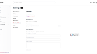 Playbook security settings
