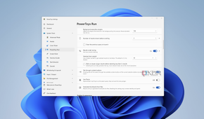 Screenshot of PowerToys Run settings showing settings for how search results are weighted and other options
