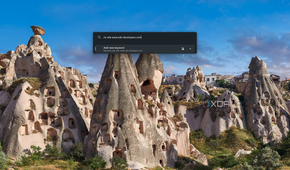 Screenshot of PowerToys Run adding a keyword to the FastWeb plugin to open XDA