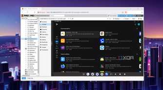 The Google Play apps on the Bliss OS VM