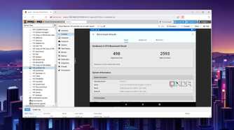 The Geekbench 6 score of the Android-x86 VM