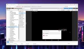 The Home apps on the Android-x86 VM
