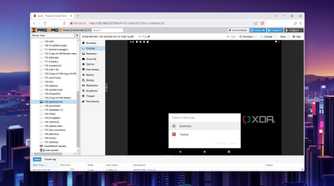 The Home apps on the Android-x86 VM
