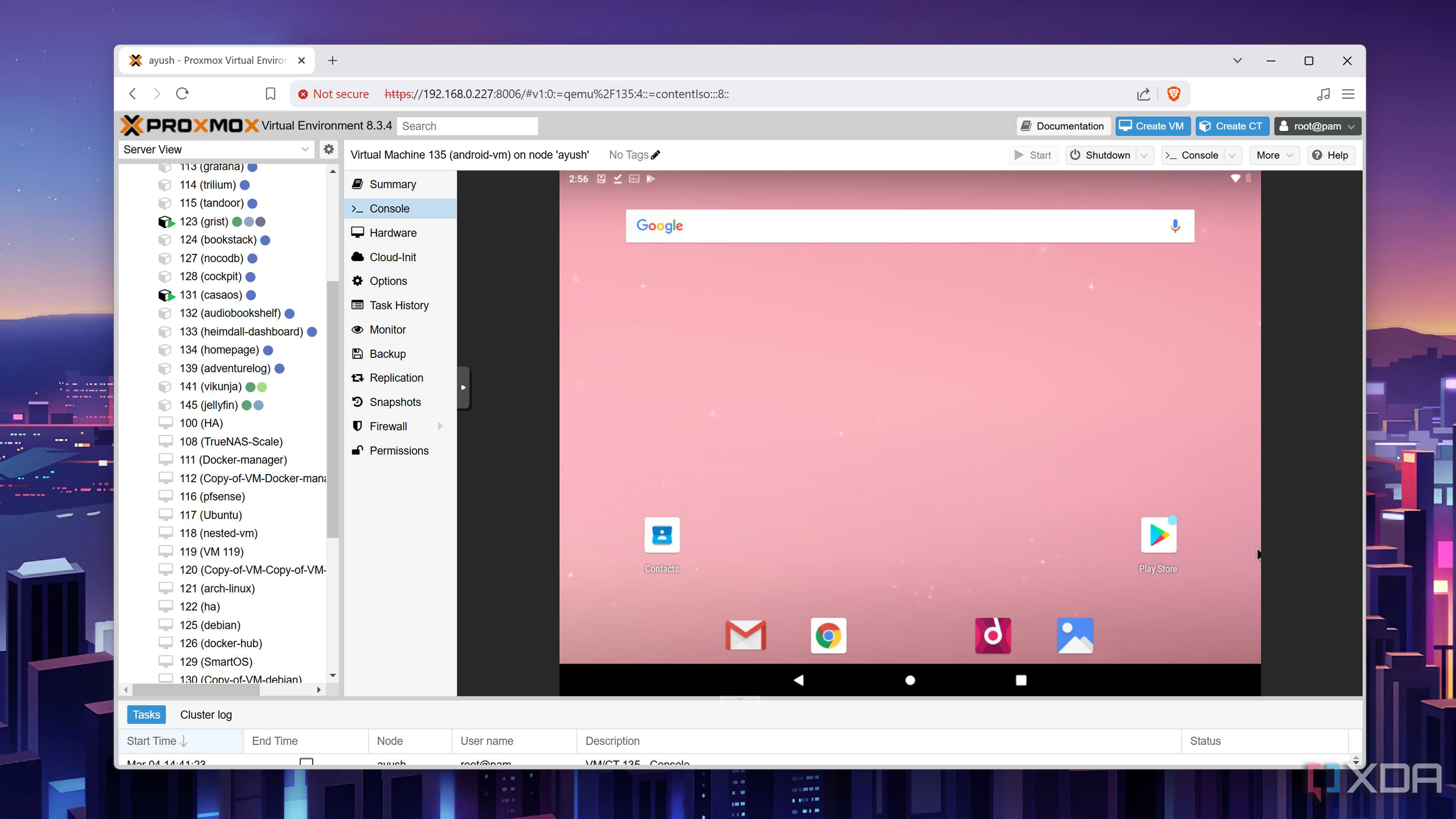 Android Direct Vm Setup I tried running Android VMs inside Proxmox