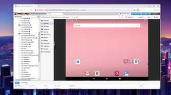 The Android-x86 VM with the fixed colors