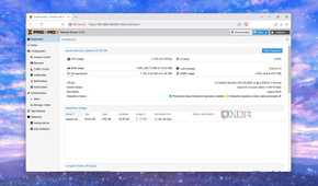 The Dashboard tab in the Proxmox Backup Server