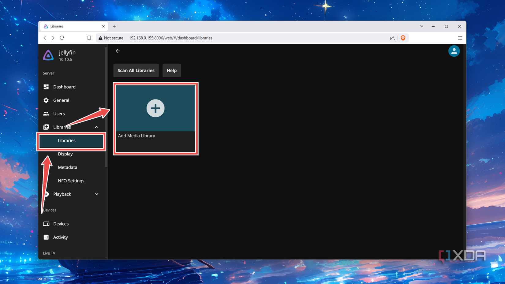 Adding a Media Library to the Jellyfin LXC