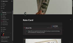 rate card in notion with synced block