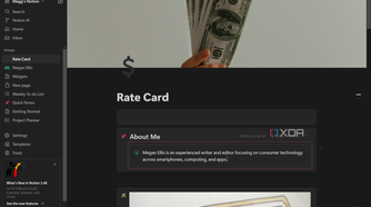 rate card in notion with synced block