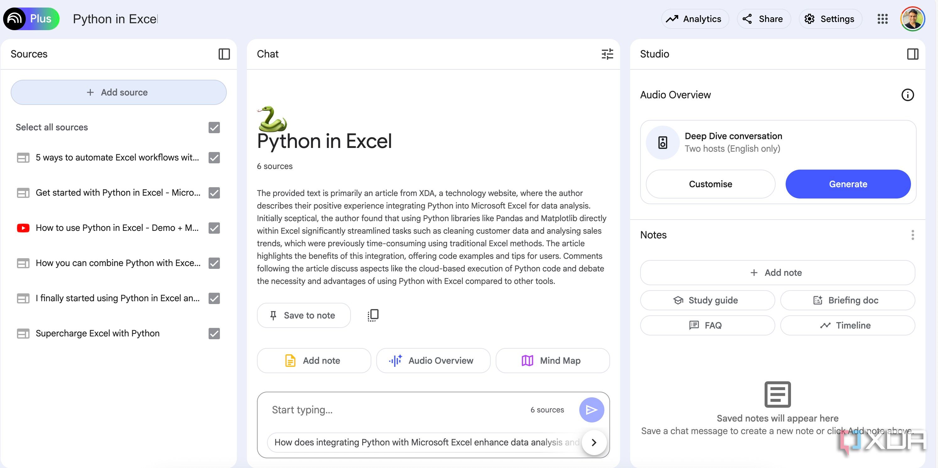 Python in Excel learn