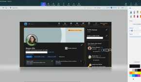 removing information from screenshot in paint 3d