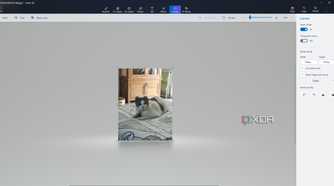 resizing a canvas in paint 3d