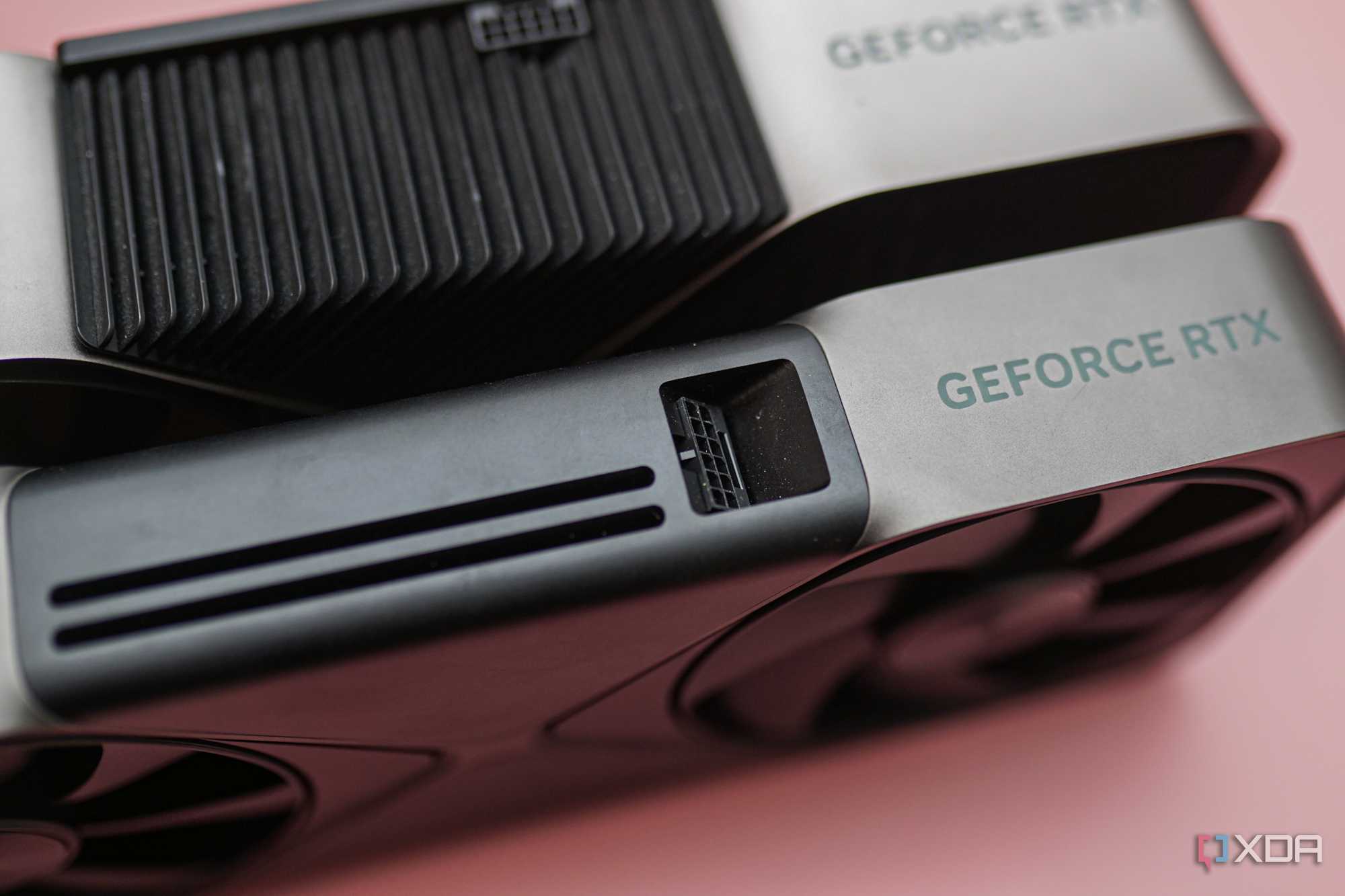 An image of two RTX 5090 GPUs.
