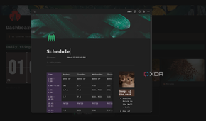 schedule template in notion