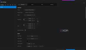 The various settings in Chitubox slicer