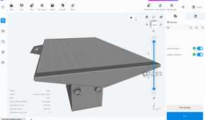 The interface of Chitubox slicer