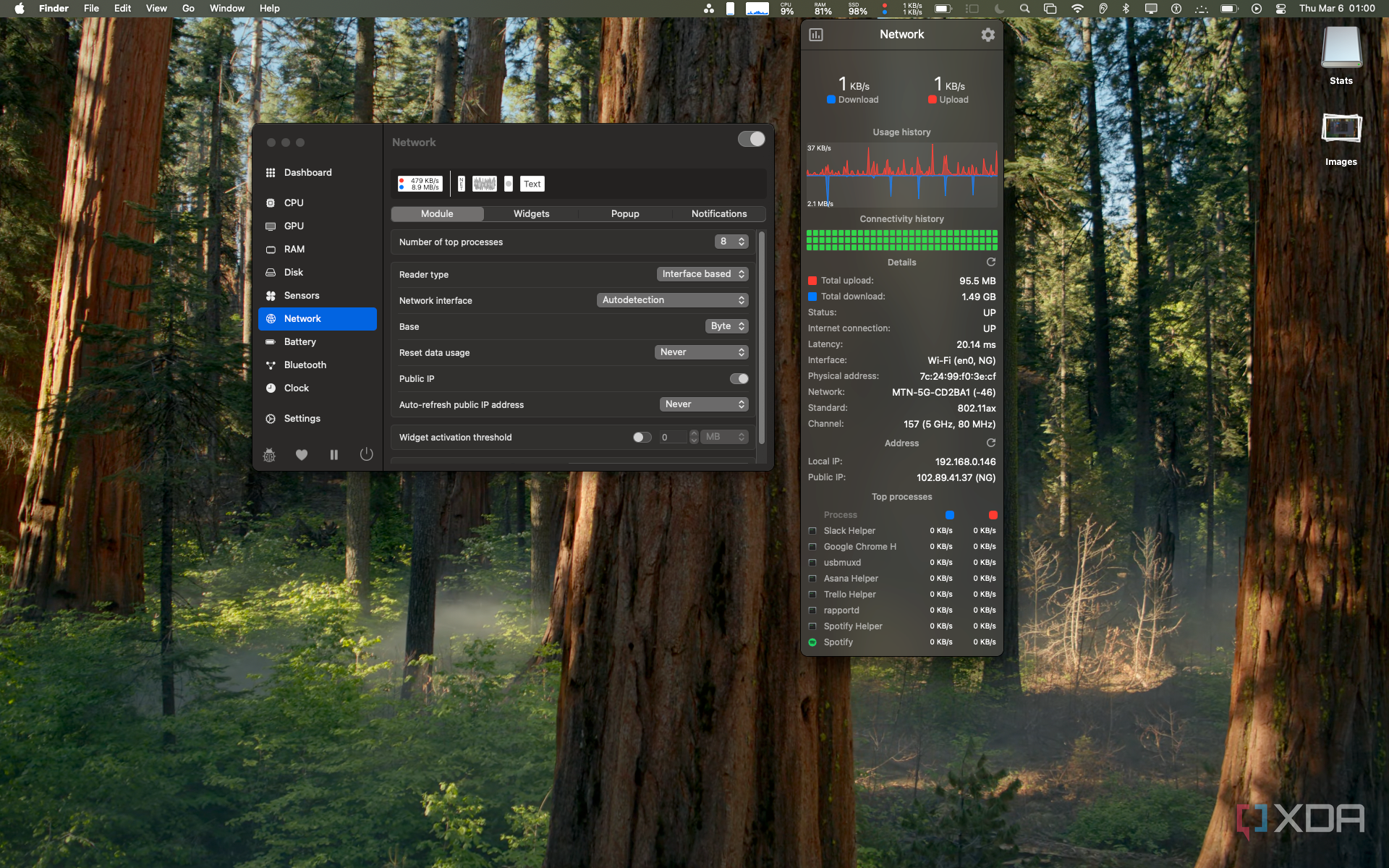 Stats for Mac is a free, open-source application that I can't live without