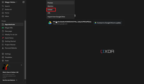 selecting the embed option in notion