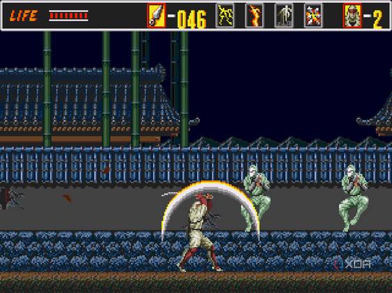 The player using a special ability to fight enemies.