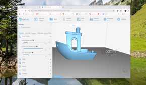 The various settings of SelfCAD slicer