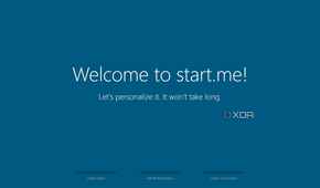 start me welcome page