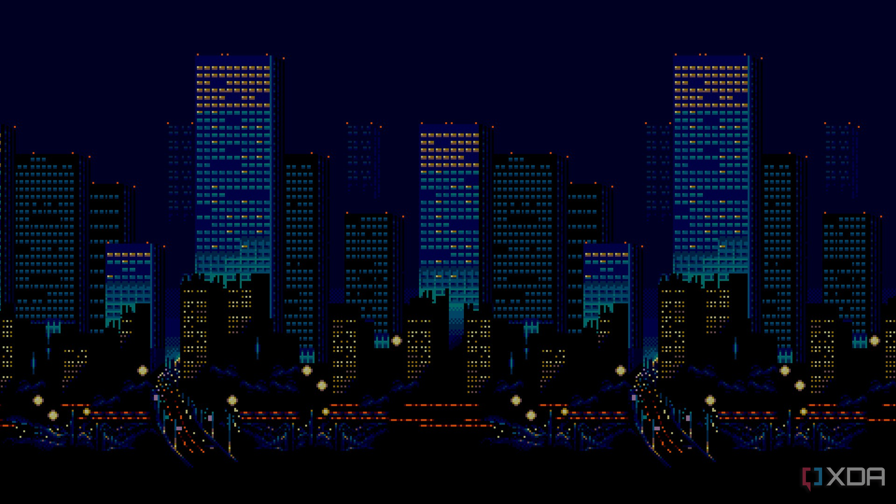 A screenshot of the intro screen to Streets of Rage.