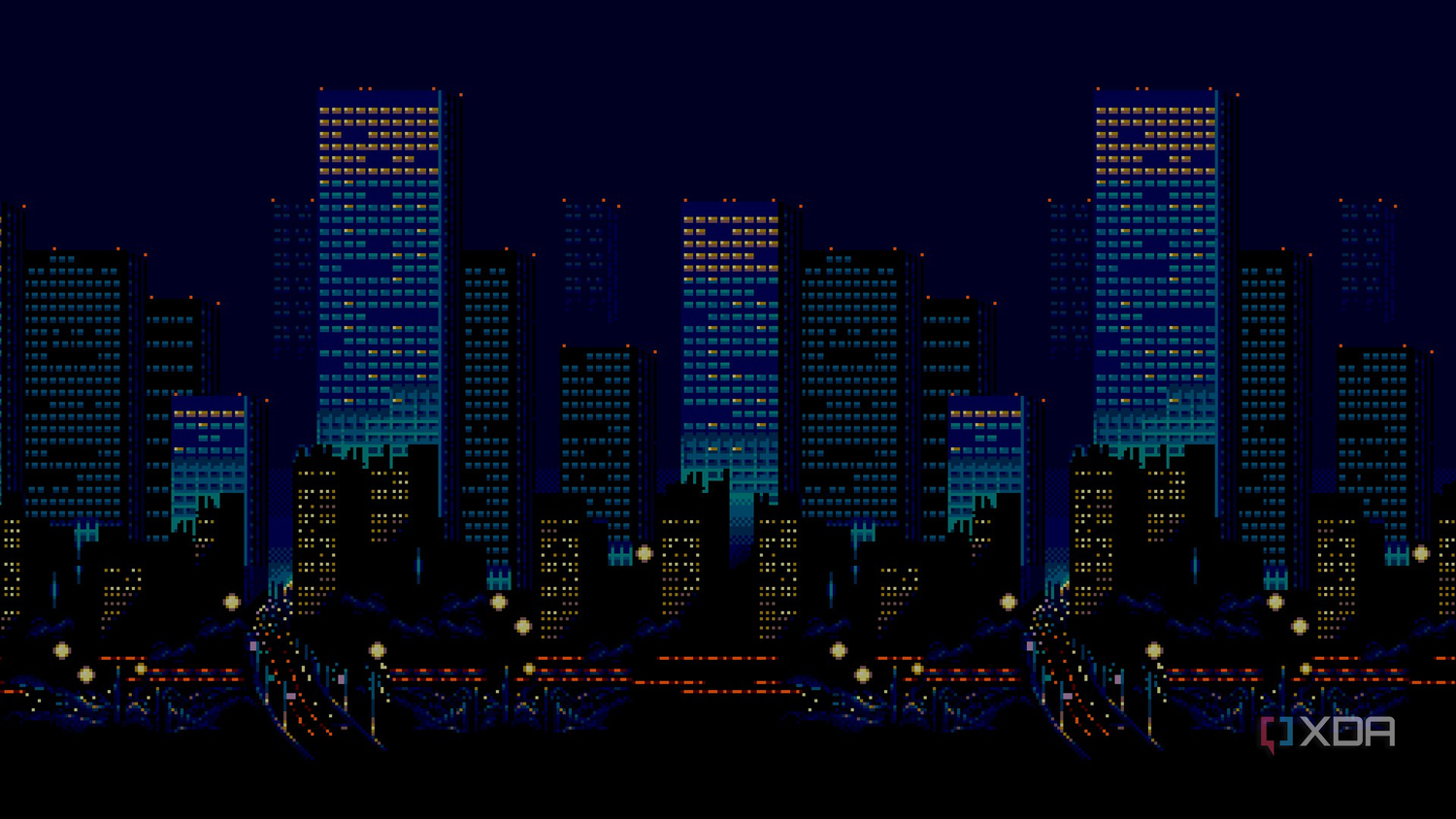 A screenshot of the intro screen to Streets of Rage.