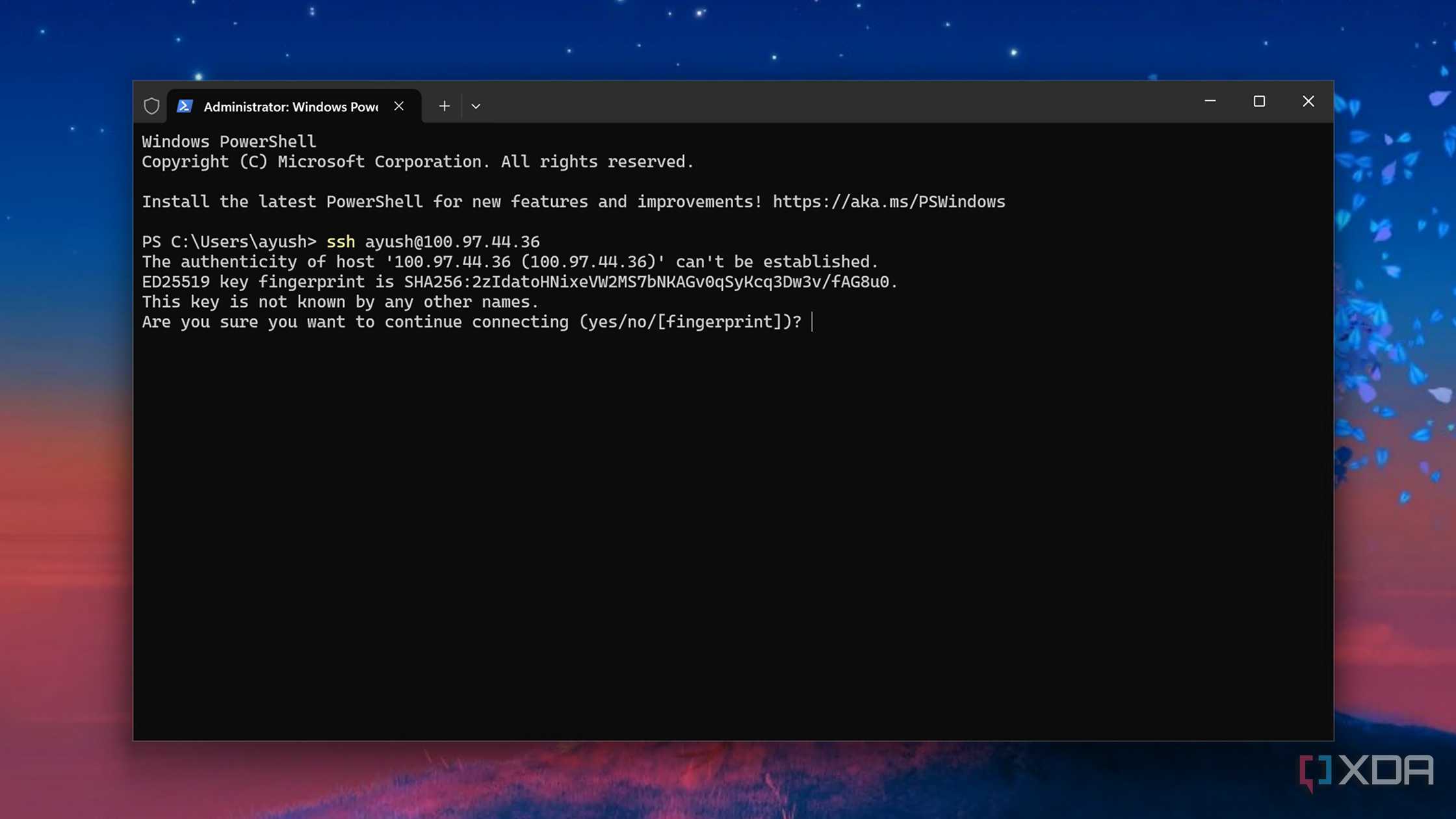 Using Tailscale to SSH into a remote machine