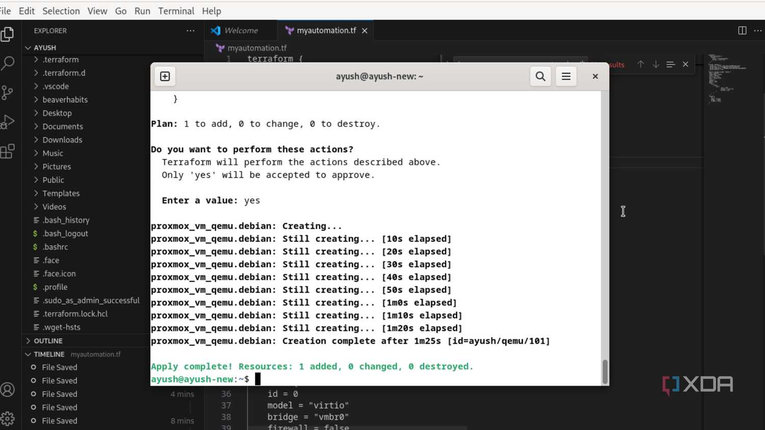 Deploying VMs with Terraform