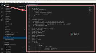 Creating the Terraform VS Code file