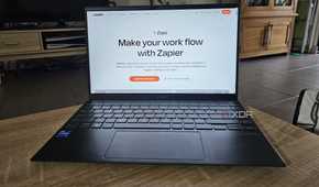 the zapier website on a laptop