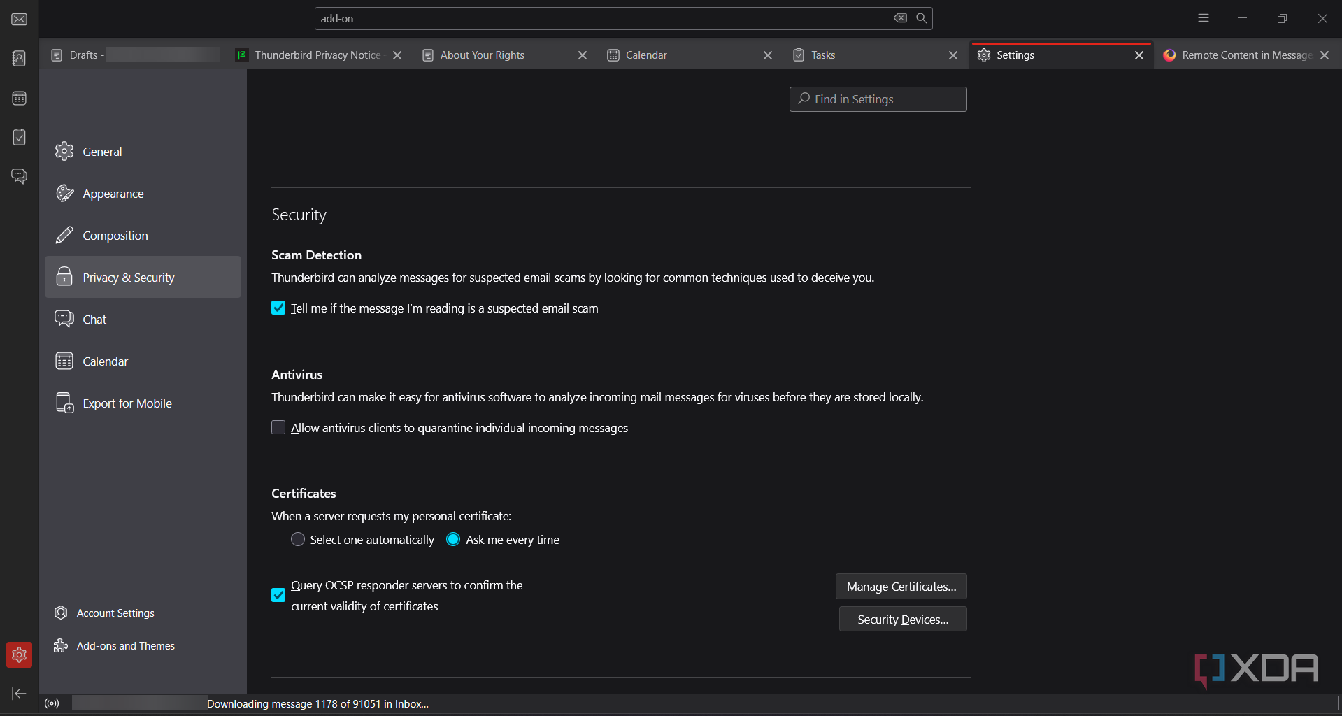 Thunderbird-scam-detection