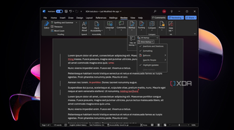 Instructions for tracking individual markups in Word