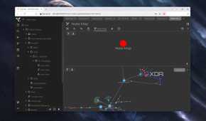 The Note Map section in TriliumNext Notes