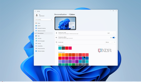 Screenshot of the Colors page in the Windows 11 Settings app