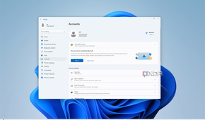Screenshot of the accounts page in the Windows 11 Settings app