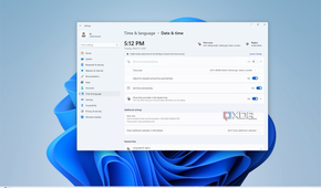 Screenshot of the date and time page in the Windows 11 Settings app