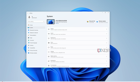 Screenshot of the System page in the Windows 11 Settings app