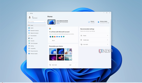 Screenshot of the Windows 11 Settings home page
