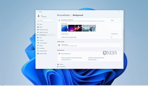 Screenshot of the background personalization page in the Windows 11 Settings app