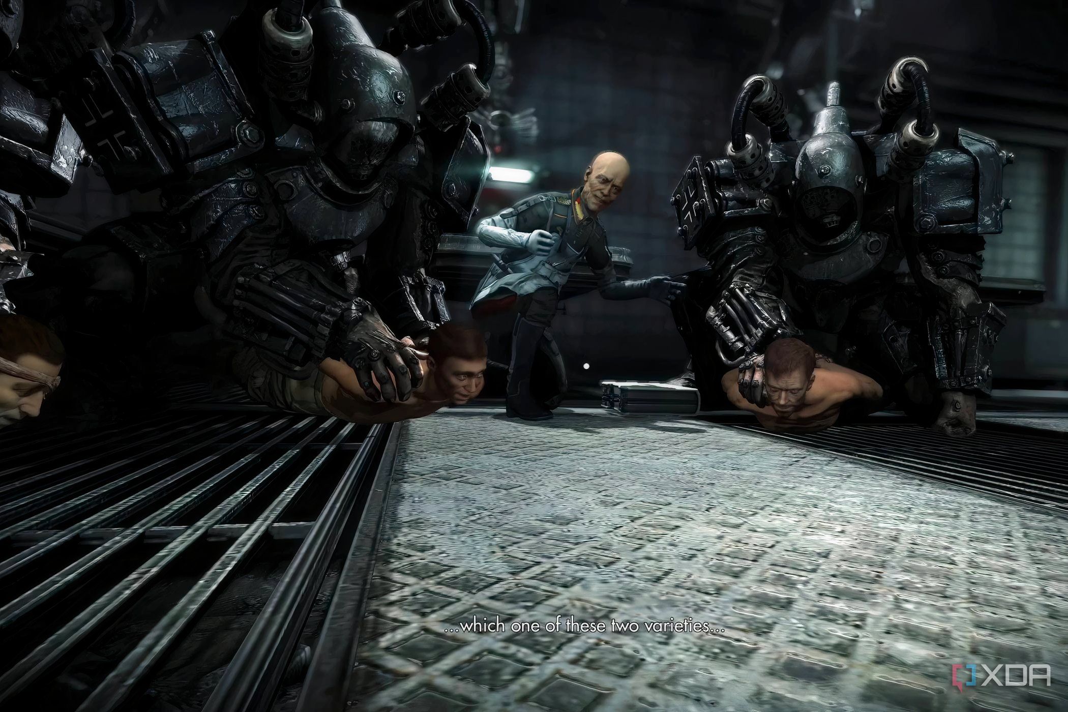 A screenshot from the game Wolfenstein: The New Order.