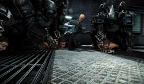 A screenshot from the game Wolfenstein: The New Order.