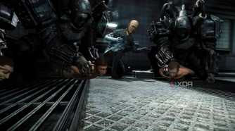 A screenshot from the game Wolfenstein: The New Order.
