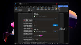 Word-sharing-options