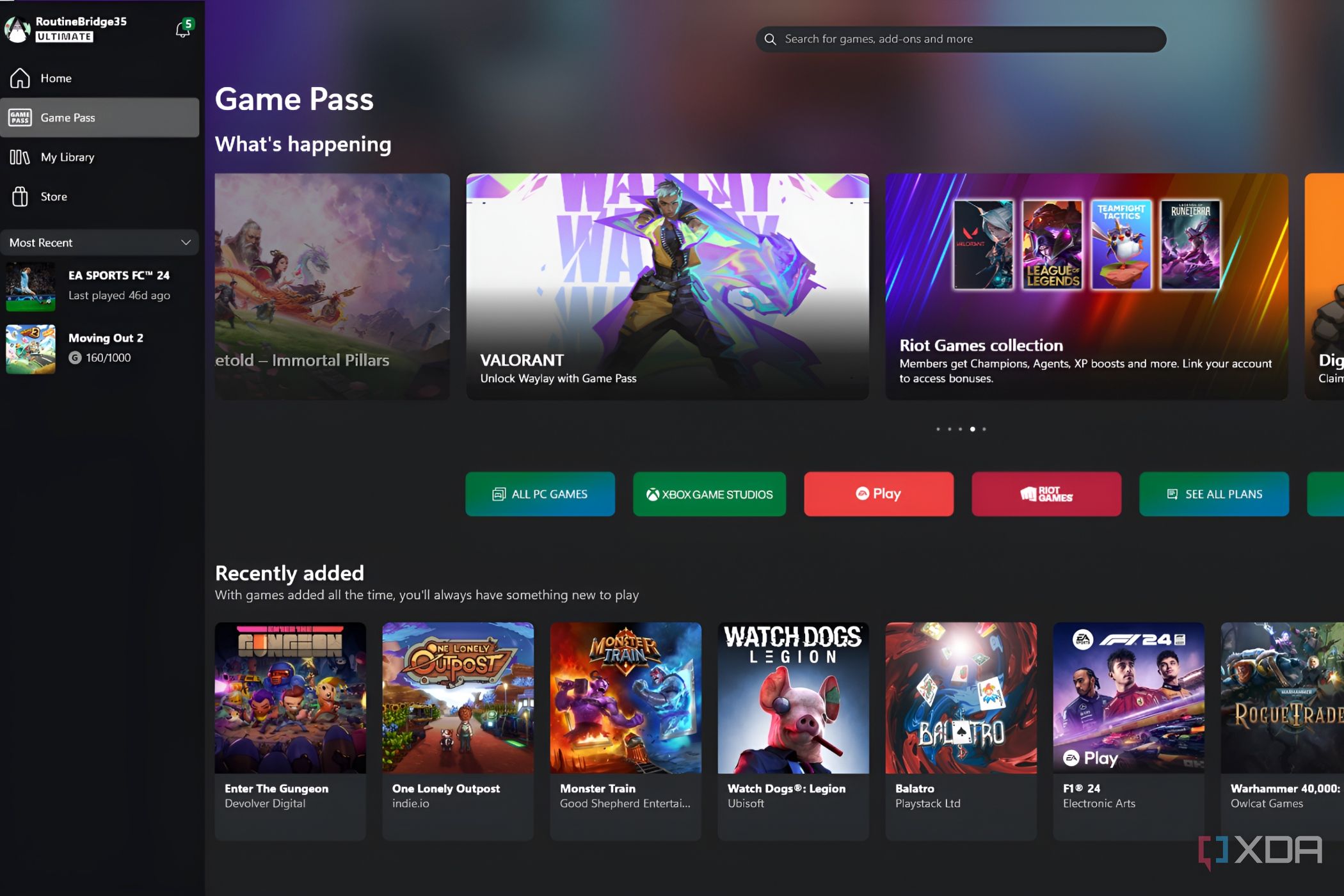 Screenshot from Xbox Games Pass Ultimate on Pc